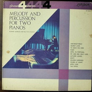22127 【UK盤】RONNIE ALDRICH/MELODY AND PERCUSSION FOR TWO PIANOS
