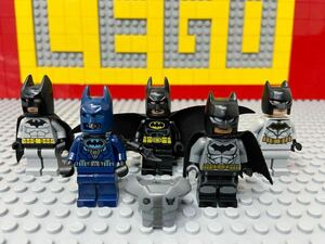 ☆アーマー付き☆ レゴ　ミニフィグ　バットマン　５種類セット　初期　スキューバ　など　人形　DCコミック　スーパーヒーローズ　C50620