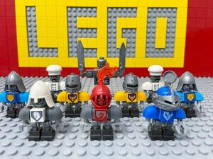 ☆ネックスナイツ☆ レゴ　ミニフィグ　大量10体　家来ビット　ロボット　ボット　( LEGO 人形 兵士 鎧兜 甲冑 C51317