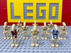 ☆スターウォーズ☆ レゴ　ミニフィグ　大量10体　バトルドロイド　パイロット　正規品　LEGO 人形 ロボット　C52026