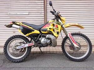 TS125R SF15A-108 走行19,394㎞ 始動動画あり 激速2ストオフロード 現状走る/曲がる/止まる一連動作はOK フルサイズ原付2種オフ車 KDX/RMX