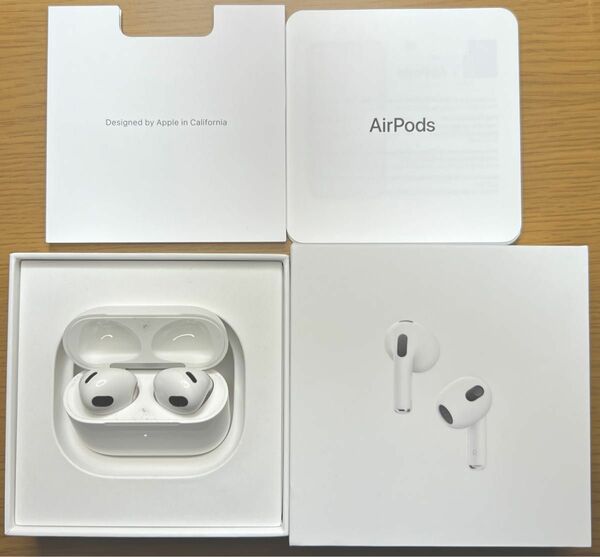 AirPods 第3世代 MME73J/A MPNY3J/A 充電ケースと右耳と左耳のみ