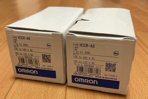 OMRON (オムロン) ソリッドステート・タイマ H3CR-A8 AC100-240V DC100-125V ２個