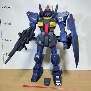 Art hand Auction MG 1/100 ガンダム Mk-2 ver2.0 ティターンズカラー 塗装 素組 完成品 ガンプラ ヘイズル改 ジャンク フィギュア AOZ HG, キャラクター, ガンダム, 完成品