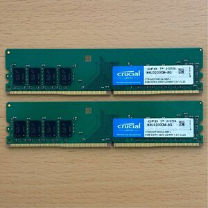 CFD W4U3200CM-8G【DDR4 PC4-25600 8GB 2枚組】デスクトップPC用、DDR4-3200対応メモリー