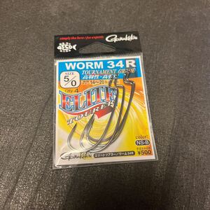 Доставка 84 иен новый продукт Makatsu Worm 34R 5/0 Elite Tourer Worm34r Offset Hook C