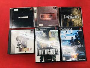 FRONT MISSION 1ST フロントミッションファースト 1 2 3 4 5 即落札!! 6本 セット 帯 ハガキ 付