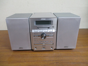 【Y18/M】Victor ビクター MDコンポ/CD/テープ/FM/AM CA-UXZ2-S SP-UXZ2-S 動作品 
