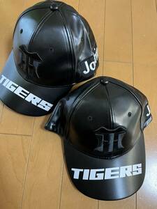 阪神タイガース　レザーキャップ　帽子