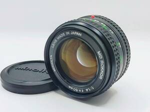 ★極美品★MINOLTAミノルタ MD ROKKOR 50mm F1.4 #175