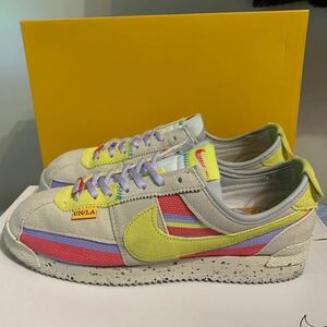 UNION × CORTEZ "LEMON FROST" DR1413-100 （ホワイト/グレーフォグ/パープルパルス/レモンフロスト）