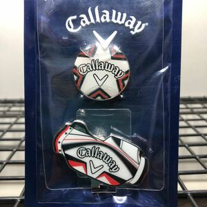 Callaway キャロウェイゴルフ　マグネット式クリップマーカー　21 JM 5921311 ホワイト