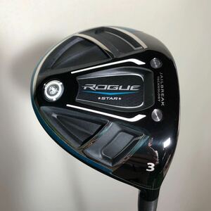 Callaway キャロウェイ　ROGUE STAR ローグスター　フェアウェイウッド　3W 3番ウッド　FUBUKI for CW 40 Rシャフト　ヘッドカバー無し