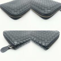 ★1円スタート★【美品】Bottega Veneta　イントレチャート 長財布 ラウンドファスナー【送料無料】_画像5