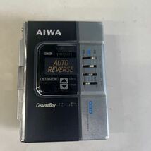 AIWA アイワ CassettoBoy カセットボーイ　ウォークマン WALKMAN カセットプレーヤー HS-P10 動作未確認ジャンク_画像2