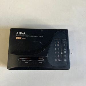 aiwa TV/FM/AM cassette player HS-RL50 Junk 