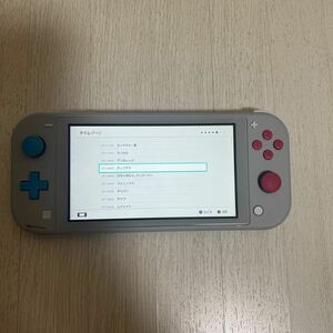 Nintendo Switch Lite ライト 本体のみ ポケモン ザシアン 動作品