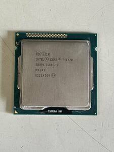 Intel Core i7-3770 SR0PK 3.40GHZ CPU operation not yet verification 