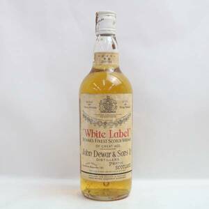 Dewars（デュワーズ）ホワイトラベル 旧 43% 760ml ※ラベル傷み・色褪せ X24D300316