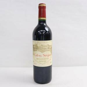 Chateau Calon Segur（シャトー カロン セギュール）2003 15％未満 750ml ※ラベル傷み O24D230142