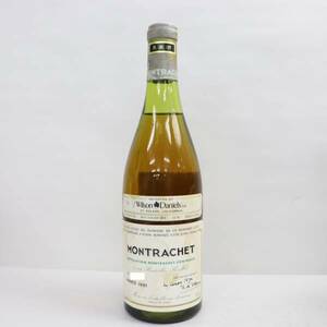 DRC MONTRACHET（モンラッシェ）1981 14％未満 750ml ※ラベル汚れ、液面低下、キャップ劣化 S23E010015