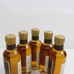 【5本セット】NIKKA（ニッカ）竹鶴 12年 ピュアモルト ベビーボトル 40％ 180ml Y24D250013の画像3