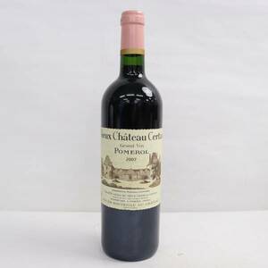 Vieux Chateau Certan（ヴュー シャトー セルタン）2007 13％ 750ml O24D250084