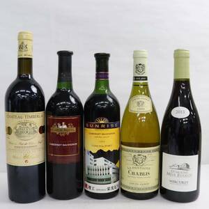 [5 pcs set ] wine all sorts ( Louis ja gong fontaine car yellowtail 1999 13% 750ml etc. )O24D230181