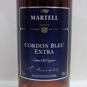 1円~MARTELL（マーテル）コルドンブルー エクストラ エクストラオールド 40％ 1000ml D24D260001の画像2