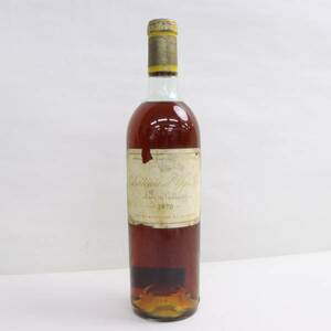 Chateau d’yquem（シャトー ディケム）ソーテルヌ 1970 14.1％ 730ml ※ラベル汚れ・キズ・吹きこぼれ跡有り S24D230028