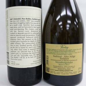 【2本セット】ワイン各種（リッジ カリフォルニア ジンファンデル パソ ロブレス 2007 14.5％ 750ml 等）S24D230033の画像5