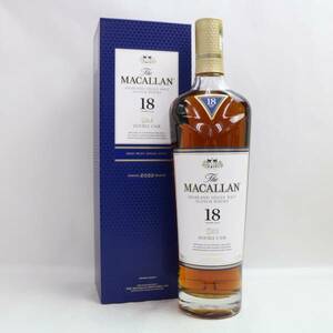 1円~MACALLAN（マッカラン）18年 ダブルカスク 2022 43％ 700ml N24D210031