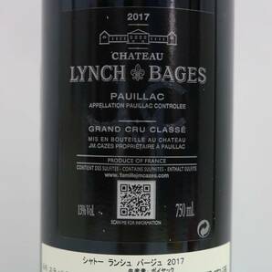 CHATEAU LYNCH BAGES（シャトー ランシュ バージュ）2017 13％ 750ml G24D290012の画像5