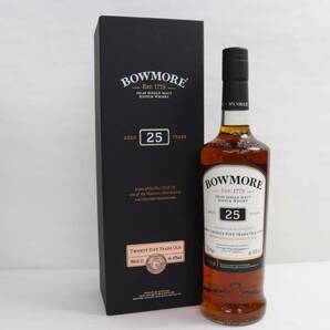 1円~BOWMORE（ボウモア）25年 43％ 700ml T24D220048の画像1