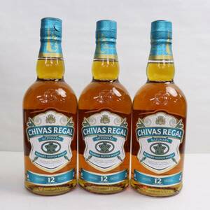 [3 pcs set ]CHIVAS REGAL( Chivas Reagal )12 year miznala Special Edition 40% 700ml M24E030003