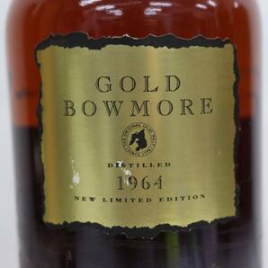 GOLD BOWMORE（ゴールド ボウモア）44年 1964 ファイン オーク カスク 42.4％ 700ml T24D230030の画像2