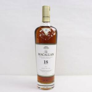 1円~MACALLAN（マッカラン）18年 シェリーオークカスク 2023 43％ 700ml N24E030039の画像1