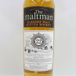 The malt man（モルトマン）22年 46.5％ 700ml T24D250115の画像2