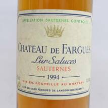 1円~CHATEAU DE FARGUES（シャトー ド ファルグ）ソーテルヌ 1994 13.5％ 750ml ※オリ有り T24D150312_画像2