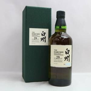 SUNTORY（サントリー）白州 25年 43％ 700ml T24D180042