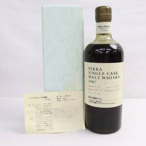 NIKKA（ニッカ）仙台宮城峡モルト シングルカスク 1987-2005 61％ 750ml X23I140010