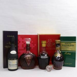 [4 pcs set ] brandy all sorts ( Suntory XO Deluxe 40% 700ml etc. )G24E010035