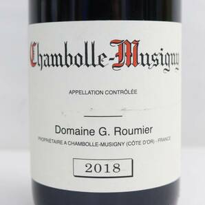 1円~G.Roumier（ジョルジュ ルーミエ）シャンボール ミュジニー 2018 13％ 750ml N24E040032の画像2