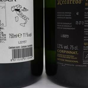 【2本セット】スパークリング ワイン各種（グロッタフレスカ キュヴェ ブリュット 11％ 750ml 等）Y24D270001の画像6