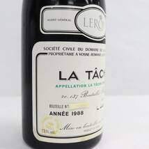 DRC LA TACHE（ラ ターシュ）1988 13％ 750ml ※ラベル汚れ・液面低下 F24E100001_画像6