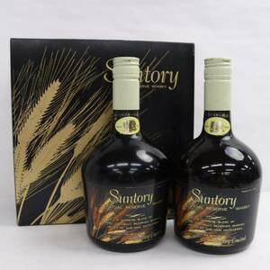 【2本セット】SUNTORY（サントリー）スペシャル リザーブ 麦穂ラベル 43％ 760ml G24E010049