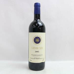 SASSICAIA（サッシカイア）2005 13.5％ 750ml ※ラベルよれ有 X24E130101