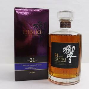 SUNTORY（サントリー）響 21年 43％ 700ml ※箱へこみ G24E080018