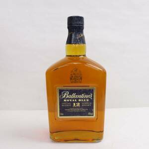 Ballantines（バランタイン）ロイヤルブルー 12年 スペシャルリザーブ 43% 1000ml ※ラベル傷み X24E100063