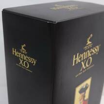 Hennessy（ヘネシー）XO 黒キャップ クリアボトル 40％ 1000ml D24E110001_画像6